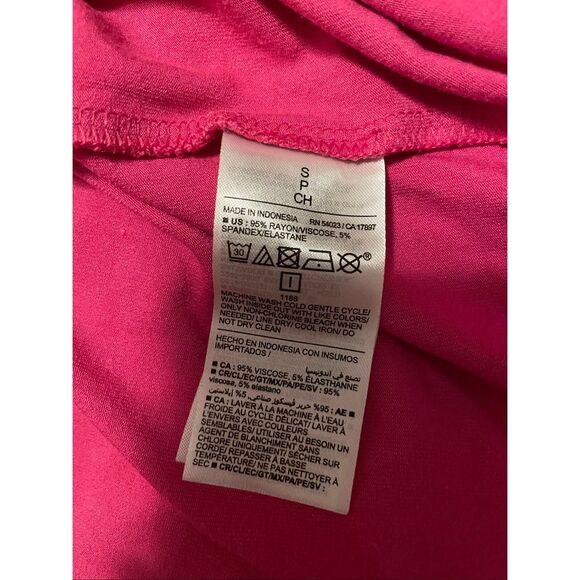 Old Navy Maternity Pink twist front nursing dress women’s size Small - Picture 4 of 5